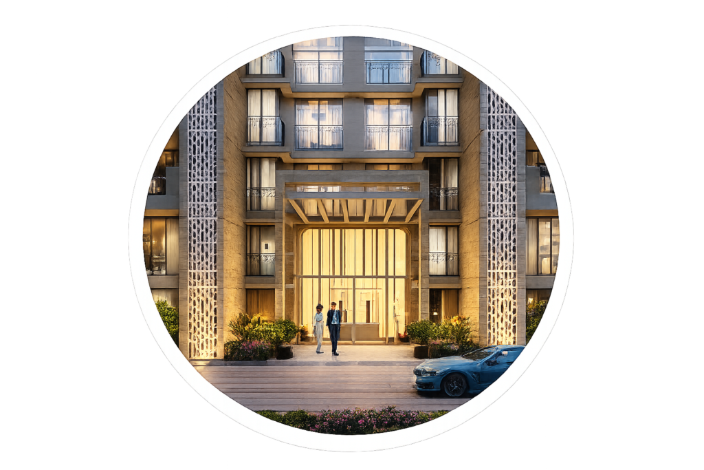 building circle image